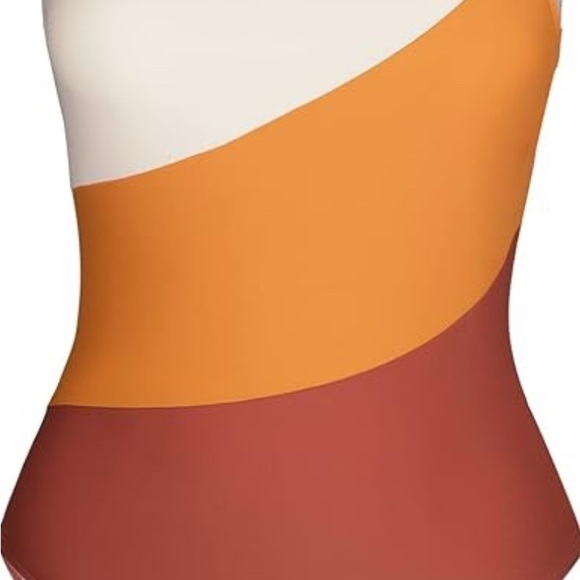 NWT CUPSHE Color Block One Piece
Swimsuit Shirred Off Shoulder Bathing Suit SM - Picture 3 of 5